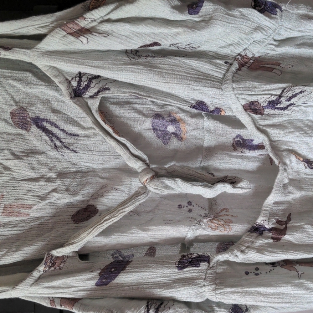 Tree of life under the sea pattern slip style dress in AU L - Picture 4 of 5